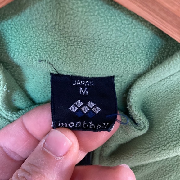 Mont-Bell Chameece, Light green, full-zip fleece Jacket, S / M - Picture 5 of 5